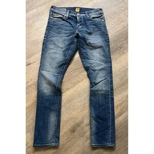 True Religion Jeans Womens 24 Liv Low Rise Relaxed Skinny Blue Denim Jeans
